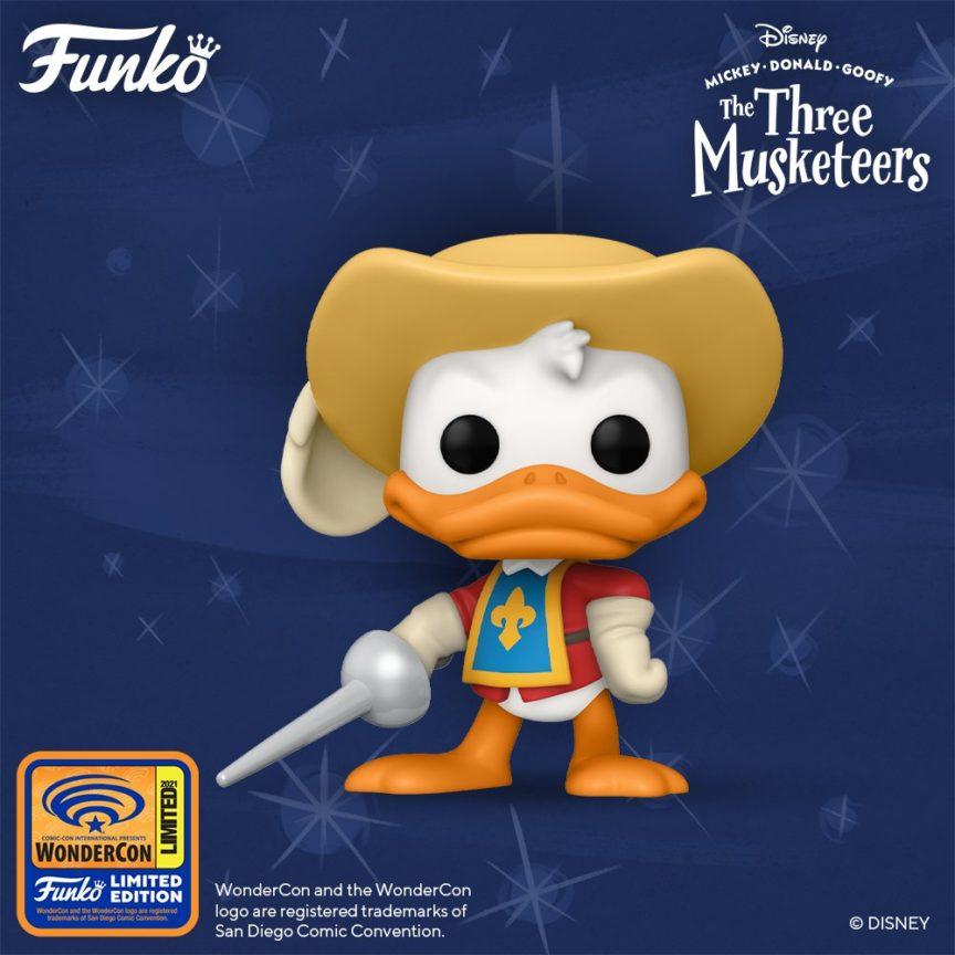 クリアランス卸売り Funko Pop ミッキーグーフィードナルド三銃士3体セット アメコミ