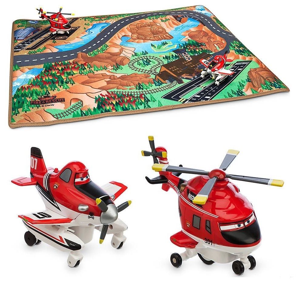 ギフトにお勧め プレーンズ2 ファイヤー レスキュー プレイマットとダスティとブレードレンジ