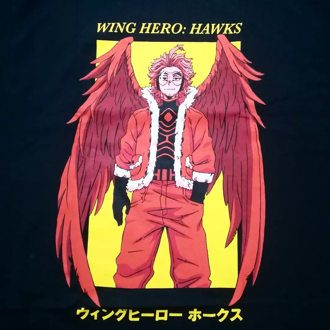 僕のヒーローアカデミア ビッグシルエット Tシャツ HEROES ホークス
