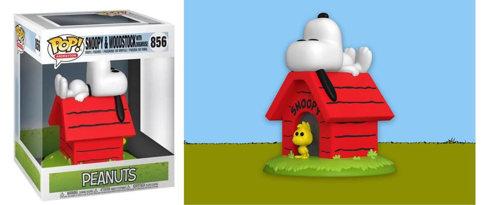 ドッグハウスの屋根で寝るスヌーピーのファンコポップ入荷しました アメリカントイショップ