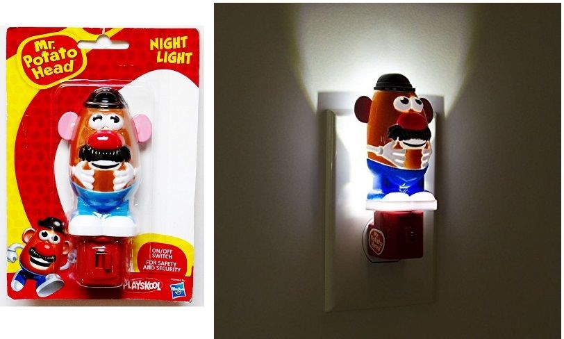 人気商品 Mr ポテトヘッド型の壁のコンセントに直接挿して使う Led ナイトライトが再入荷
