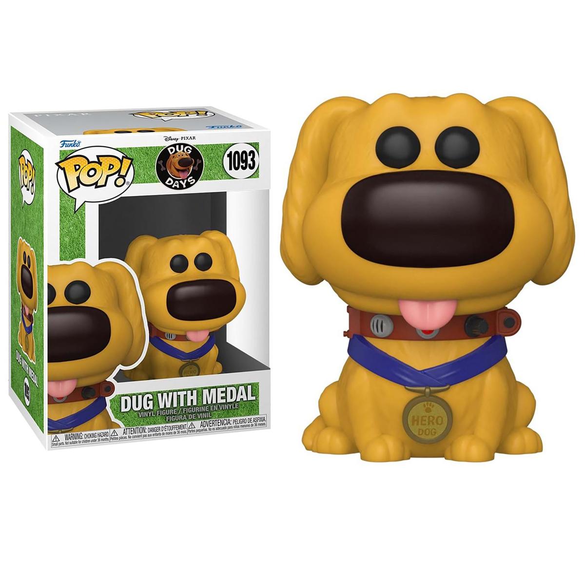 ファンコ ポップ ピクサー『ダグの日常』ダグ と メダル FUNKO POP