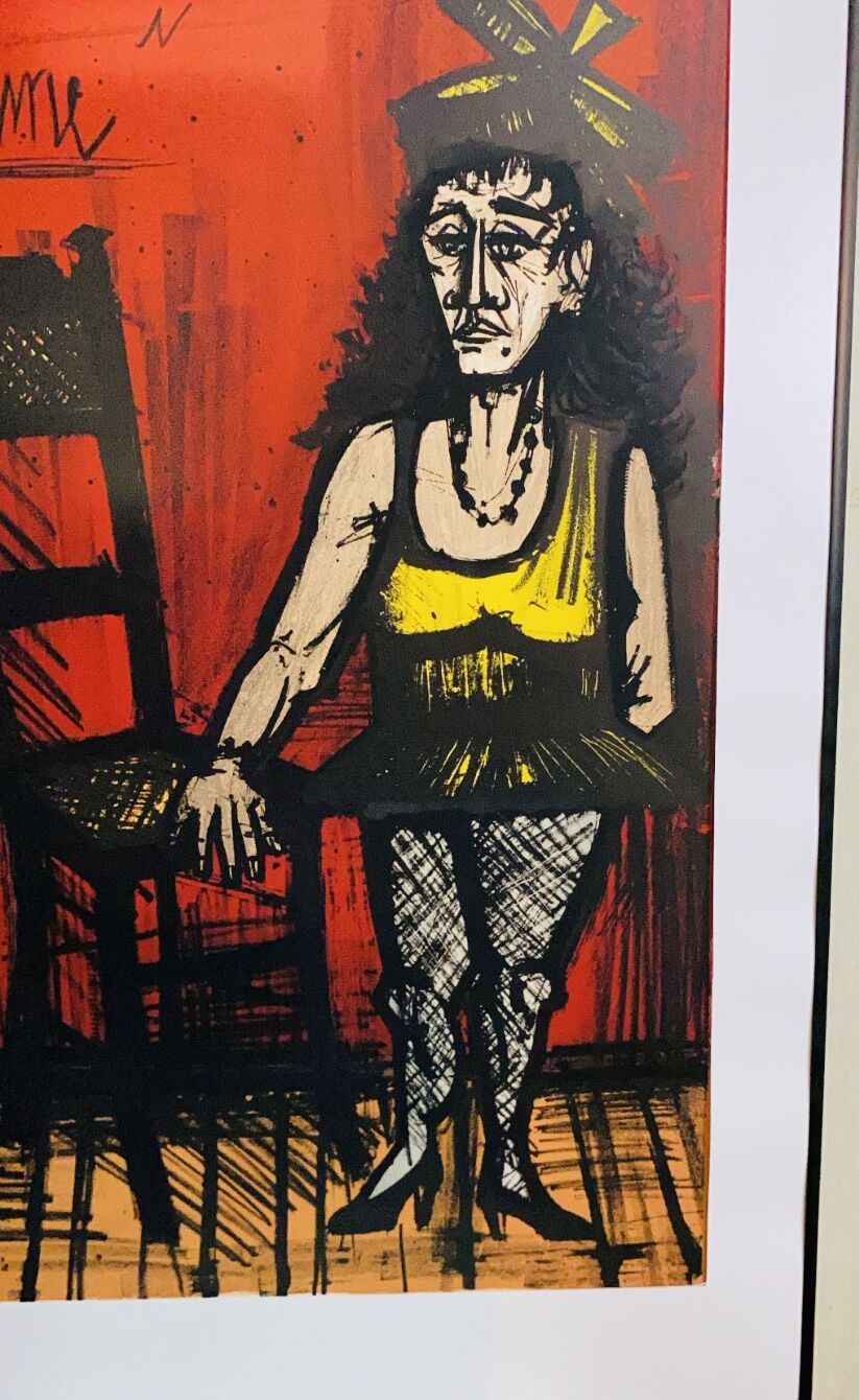 ベルナール・ビュッフェ サーカスシリーズ 私のサーカスリトグラフ