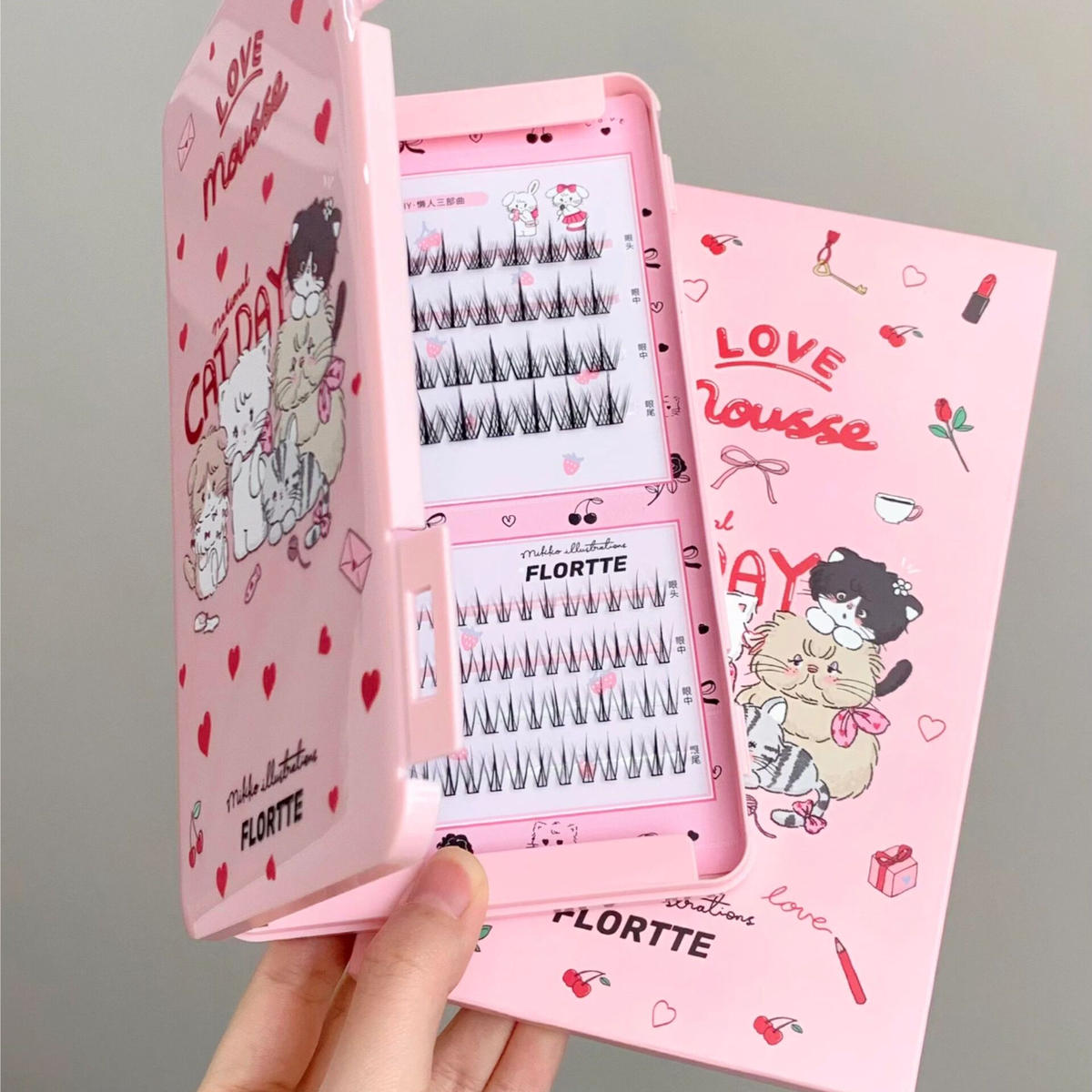 Flortte × mikko illustrations False Eyelashes