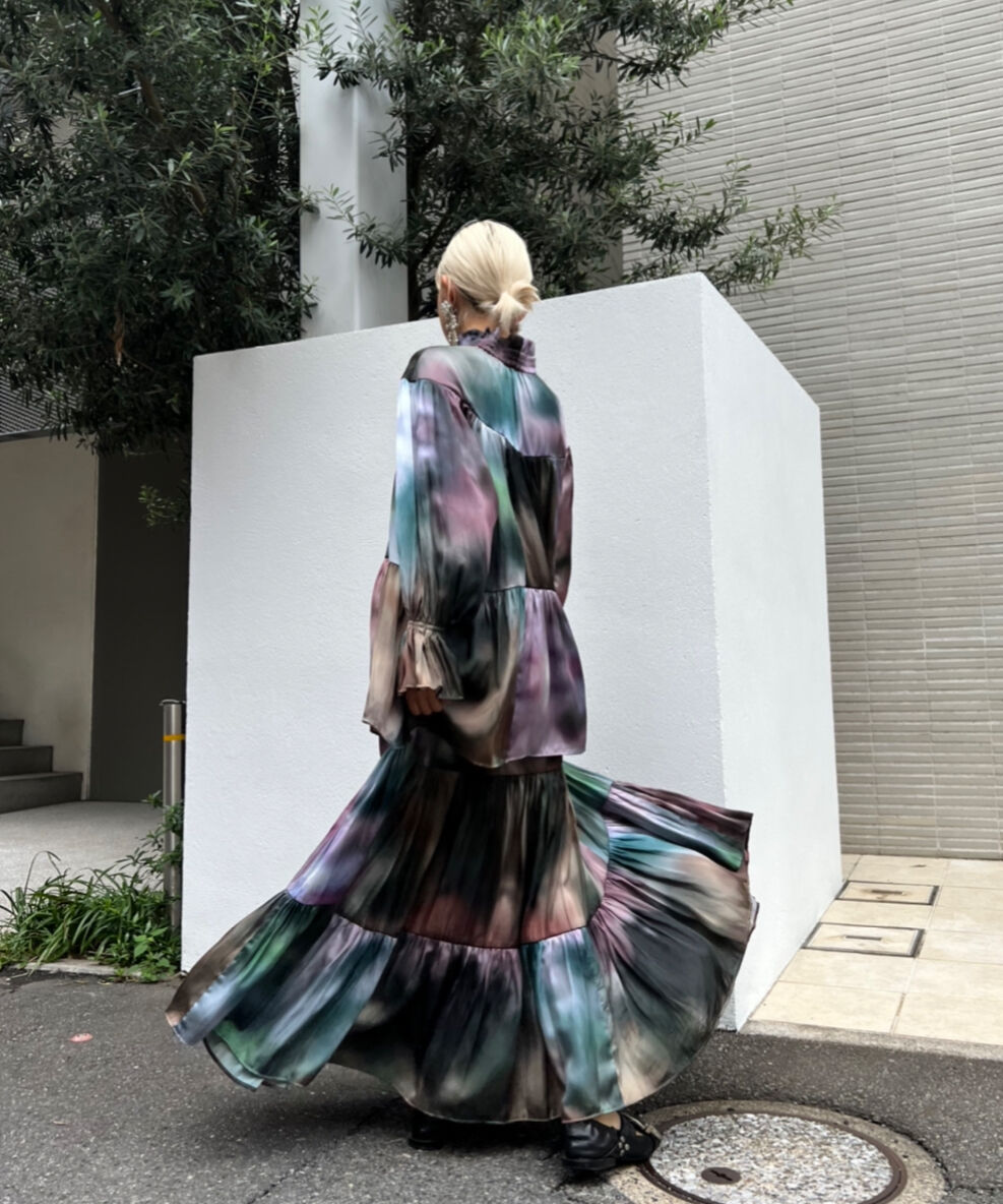 FUMIE=TANAKA/フミエタナカ◇ラッフル フリルティアードスカート FUMIE