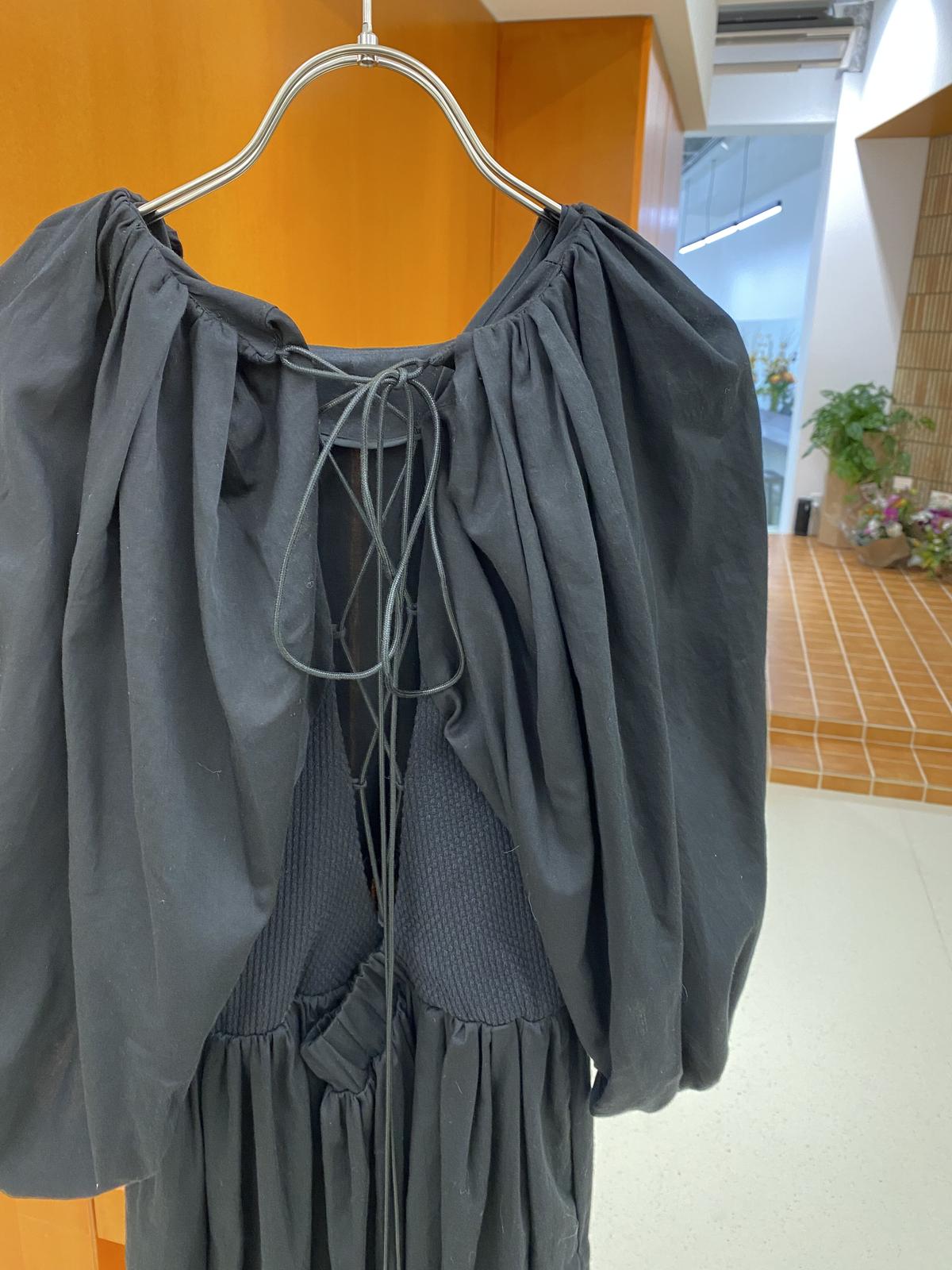 FUMIE=TANAKA / plain lace-up OP | jurk tokyo