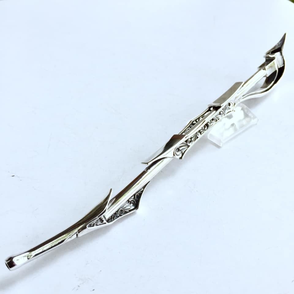 煙管キセル つなぎ文様 R-293 海外並行輸入正規品 R-293 【お気にいる】 煙管キセル つなぎ文様 R-293 金属工芸