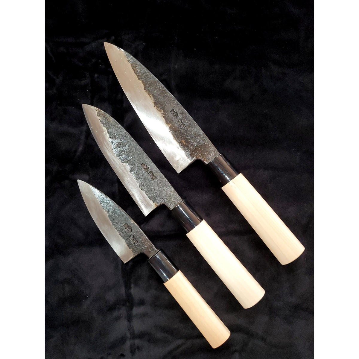 両刃黒打ち出刃包丁 | 広瀬重光刃物店