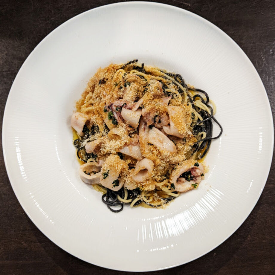 小ヤリイカ カラスミの2色タリオリーニ Lavita Online