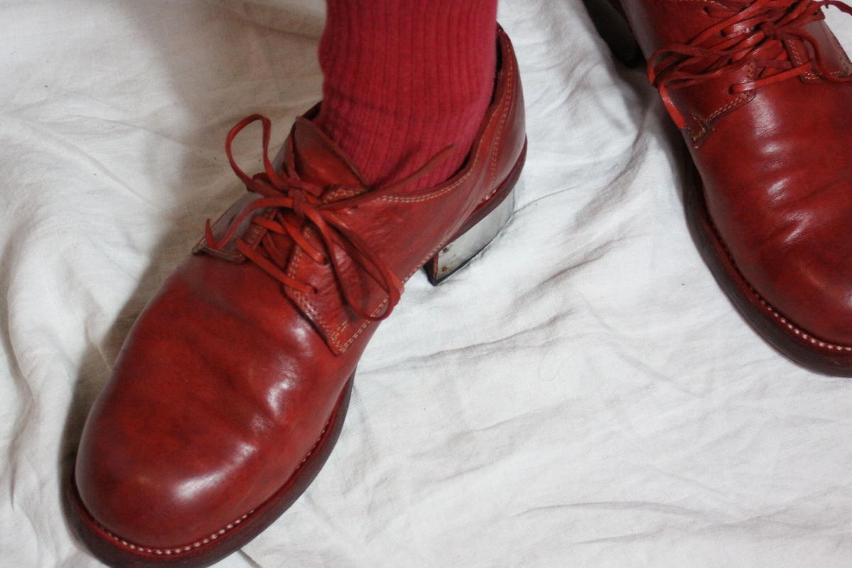 Guidi 792ZI Metal Heel Derby Shoes | Karasu Shop