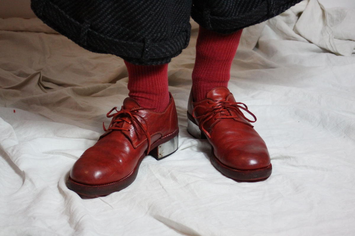 Guidi 792ZI Metal Heel Derby Shoes