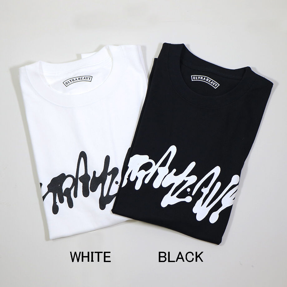 Ultra Heavy ウルトラヘビー Tシャツ 神山隆二 筆文字 White M