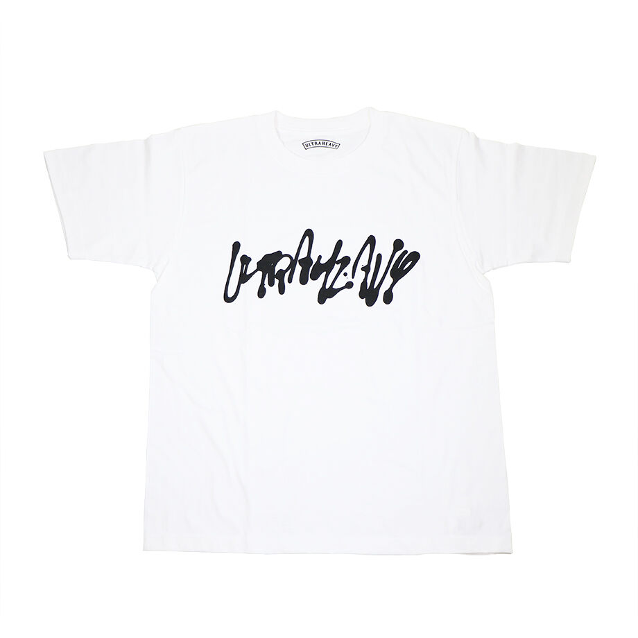 Ultra Heavy ウルトラヘビー Tシャツ 神山隆二 筆文字 White M