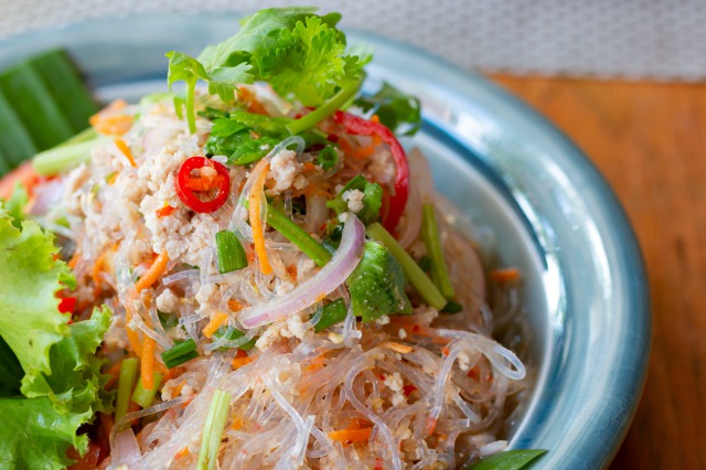 シークヮーサー塩で作るタイの春雨サラダ Kayo Online