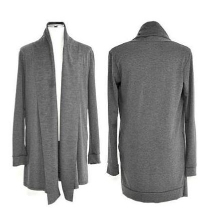 グレー L カーディガン メンズ ロングカーディガン 吉田商店
