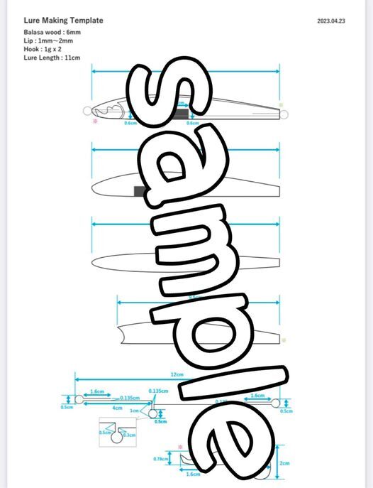 minnow template lure studio