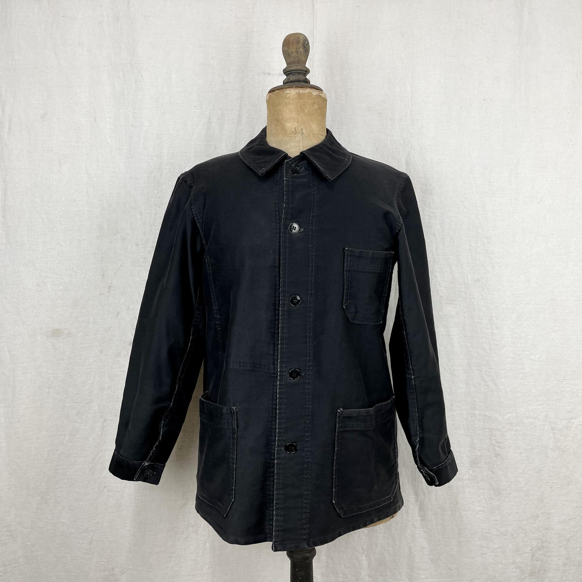 Dubure & Deverchere Black Moleskin Jacket Kif...