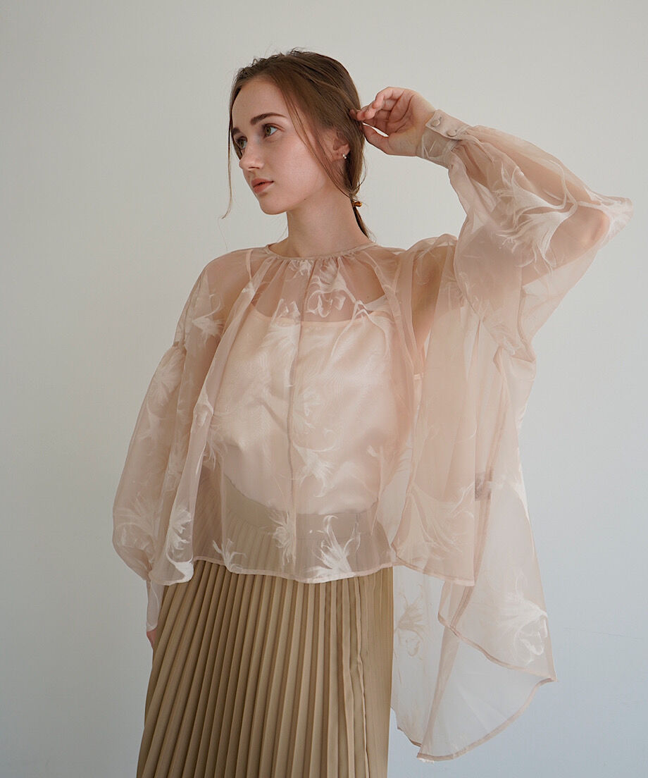 sheer over flare blouse | 【Acka.】エーシーケーエー｜公式オンラ...
