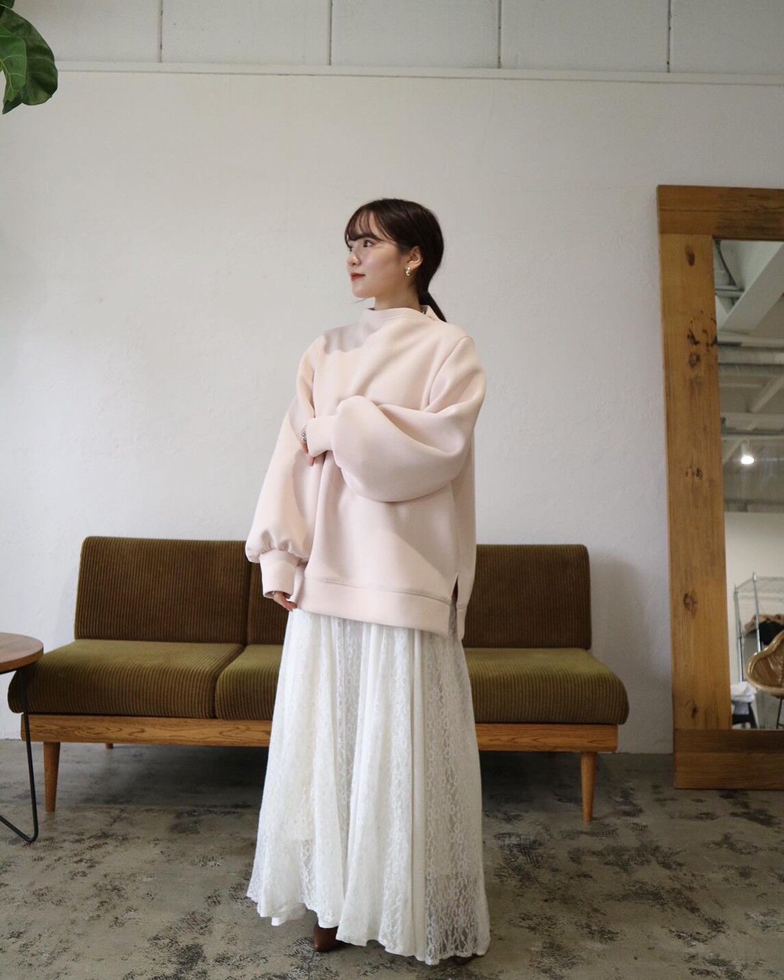 acka】変形デザインスウェット-