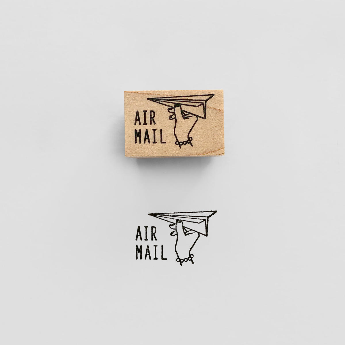 Air Mail スタンプ エアメール Knoopworks