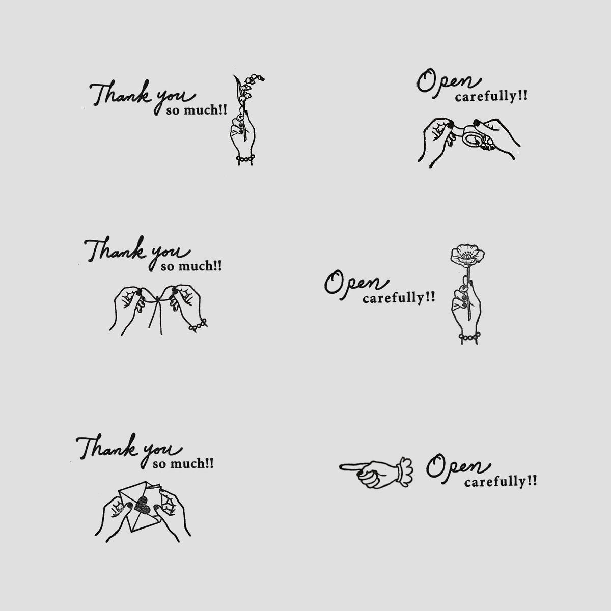 Message Thank You So Much スタンプ ありがとう Knoopworks