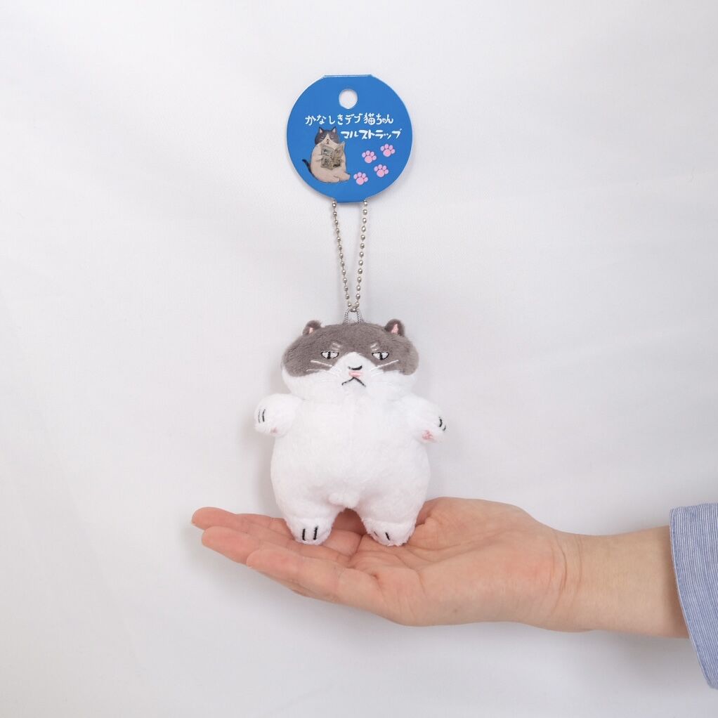 かなしきデブ猫ちゃん ぬいぐるみストラップ 神戸新聞オンラインショップ リブstore得ダネ