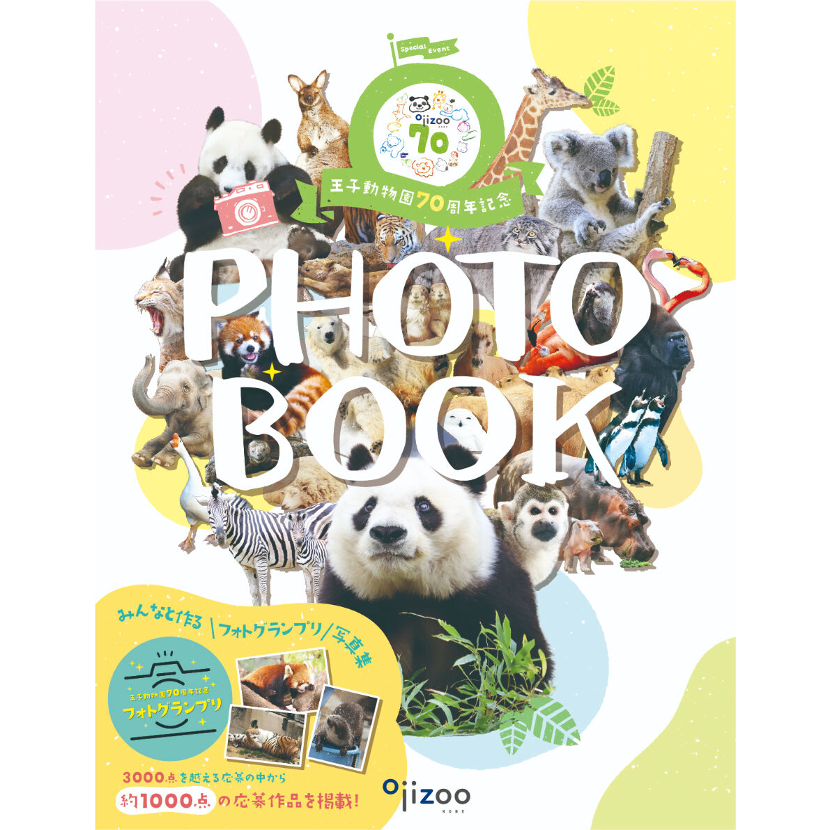 数量限定再販 王子動物園70周年記念写真特集 全144p フルカラー 神戸新聞オン