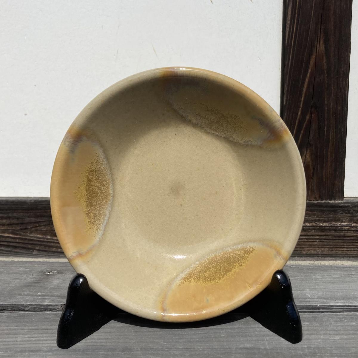 花瓶 小砂焼 こいさごやき 金結晶 藤田製陶所