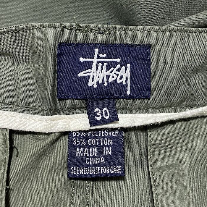 USED】00'S STUSSY FLIGHT PANTS KHAKI | KONBINI