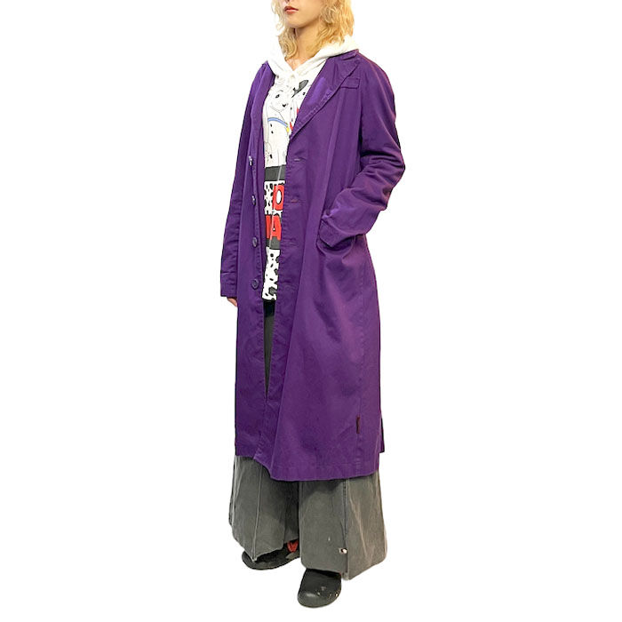 USED】90'S TRIPP NYC PURPLE LONG COAT | KONBINI