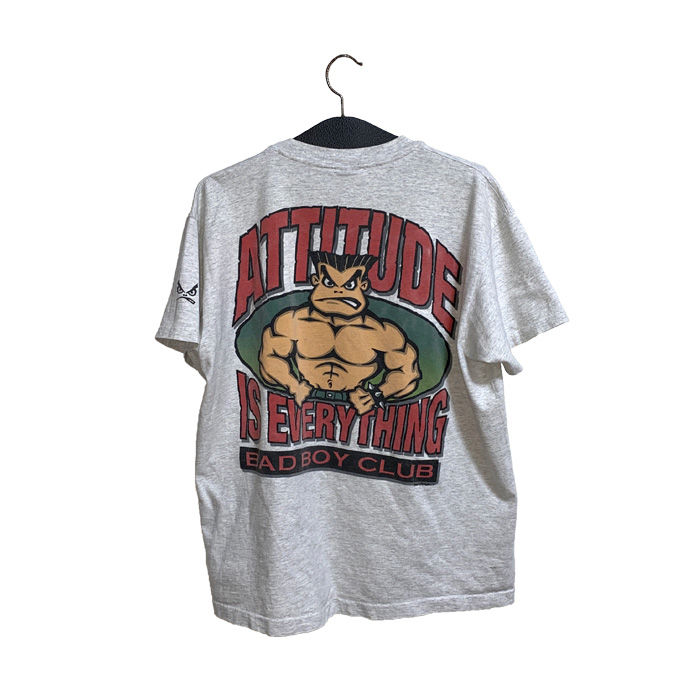 【USED】90'S BAD BOY CLUB TSHIRT "ATTITUDE IS EV...