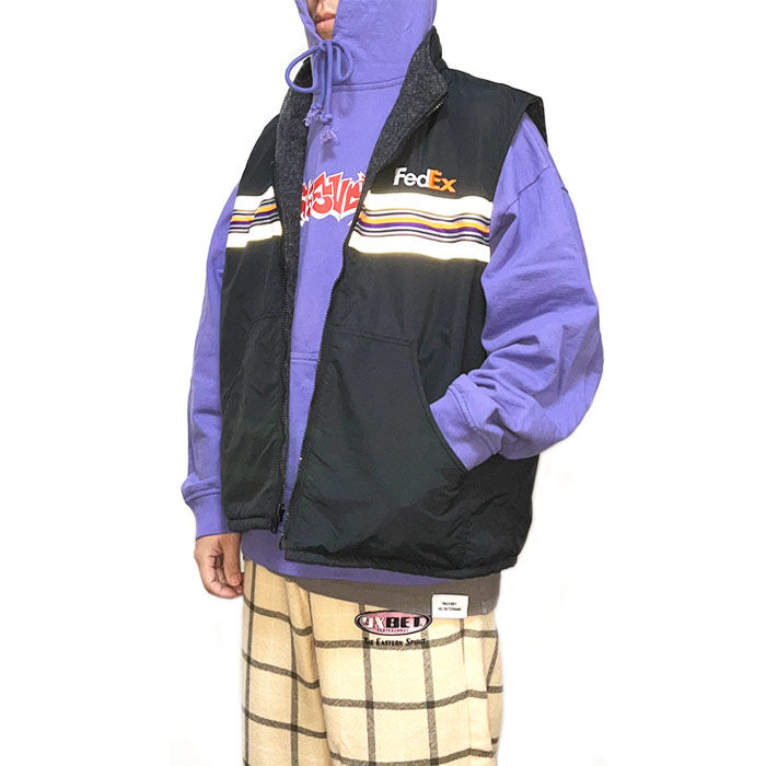【USED】90'S FEDEX VEST DESIGNED BY STAN HERMAN