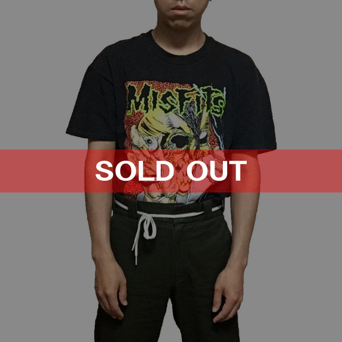 USED】90'S MISFITS × PUSHEAD T-SHIRT | KONBINI