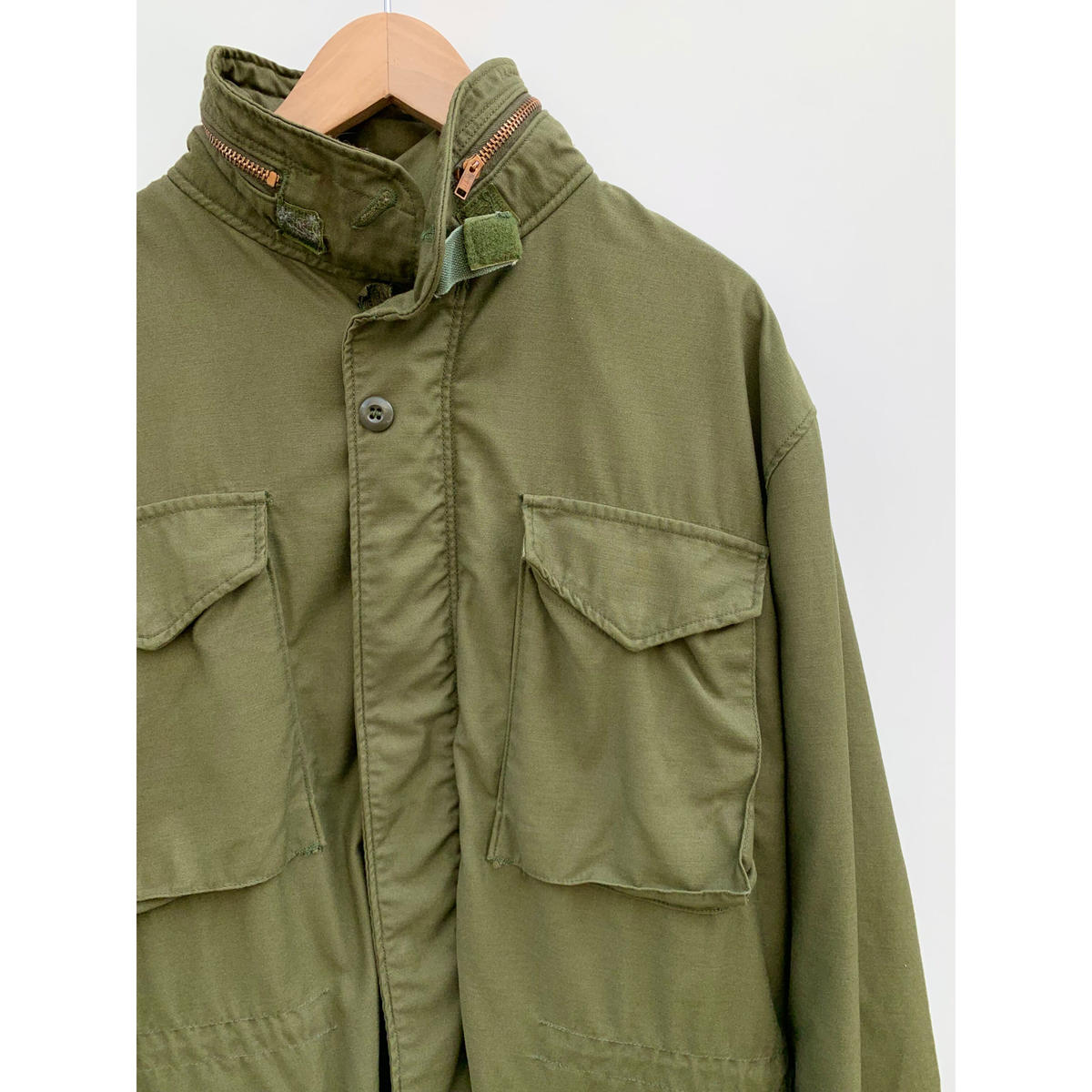 70s US ARMY M65 "GRAY LINING" FIELD JACKET Siz...