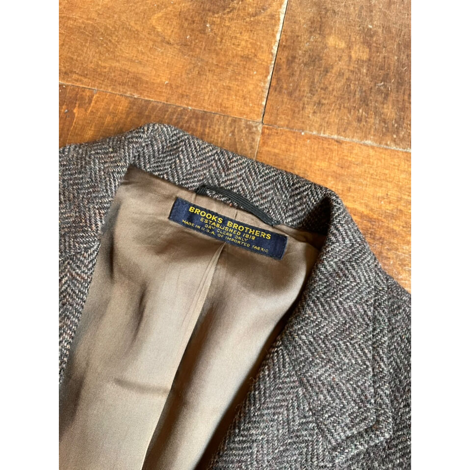 80s Brooks Brothers TWEED JACKET MADE IN USA 🇺🇸...