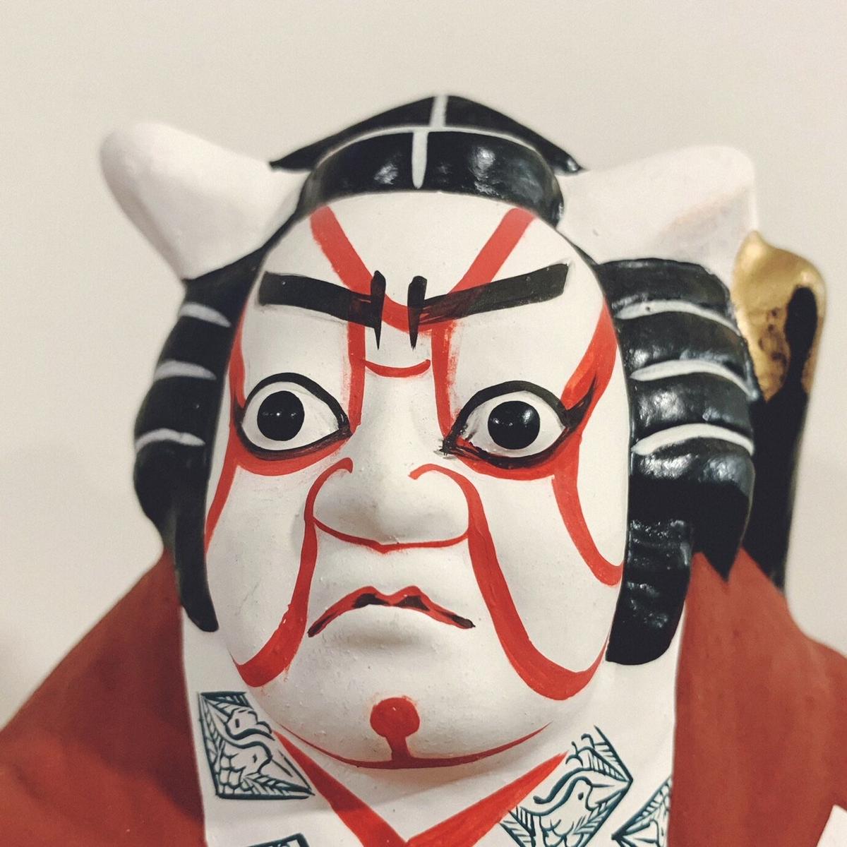 いただきま ヤフオク 成田屋人形 3体 暫く 助六 矢の 割松屋 させていた