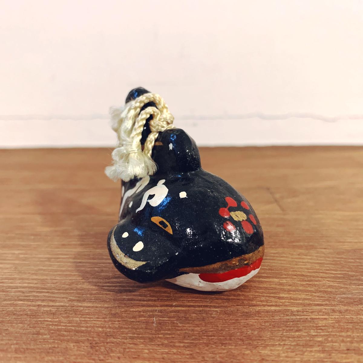 お多福相撲取り 香泉人形 山本香泉 土人形 郷土玩具