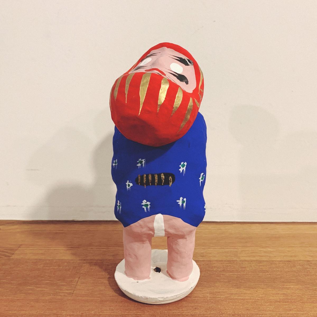 埼玉県越谷市 廃絶 郷土玩具 舟渡（亀戸）張子 虎張子（小）松崎