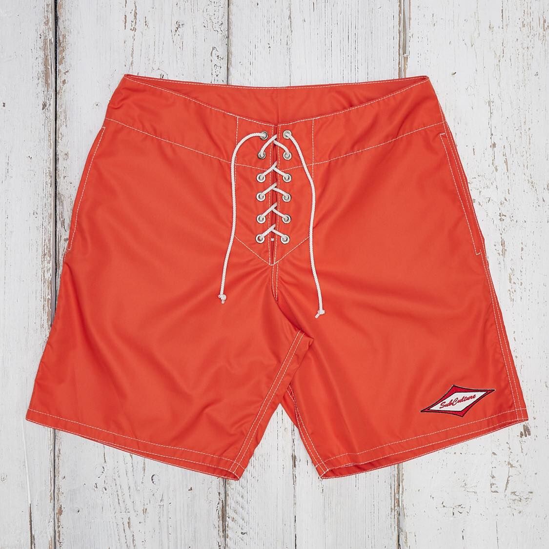 NYLON SURF SHORTS/ ORANGE K's surfride