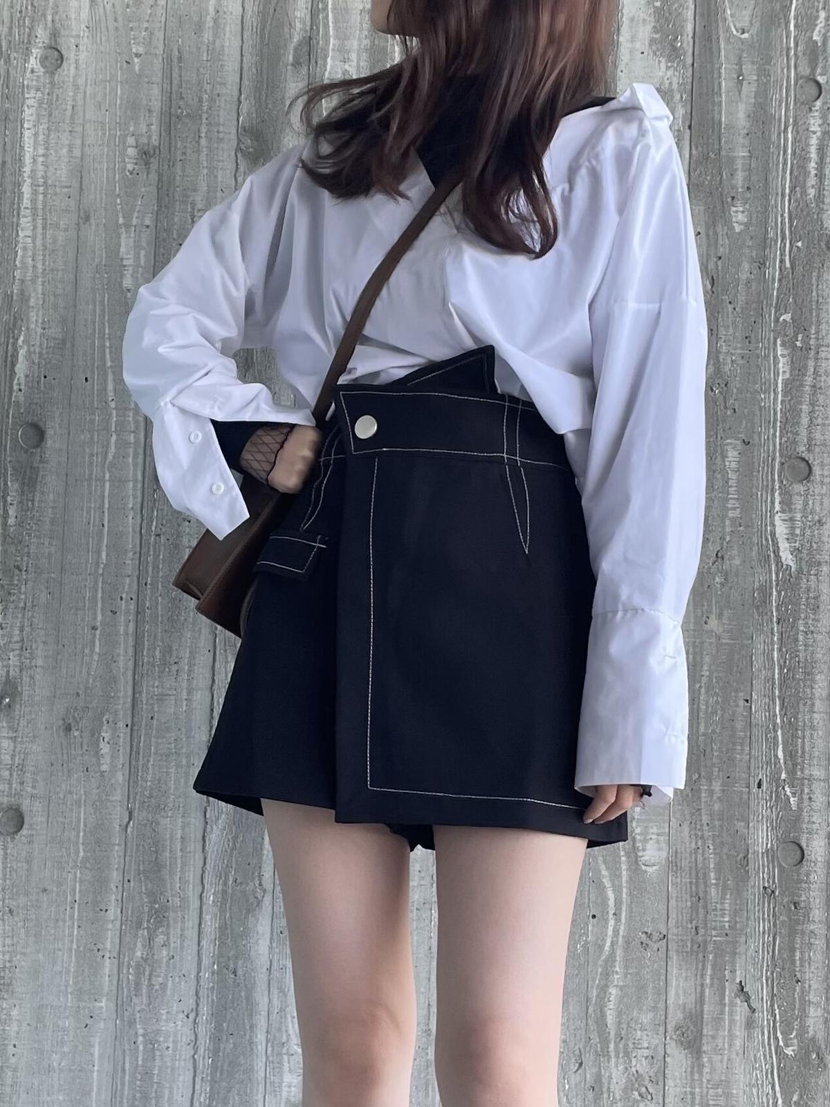 SALE/75%OFF】 新品SALE160cm女の子ラップスカート風ショートパンツ