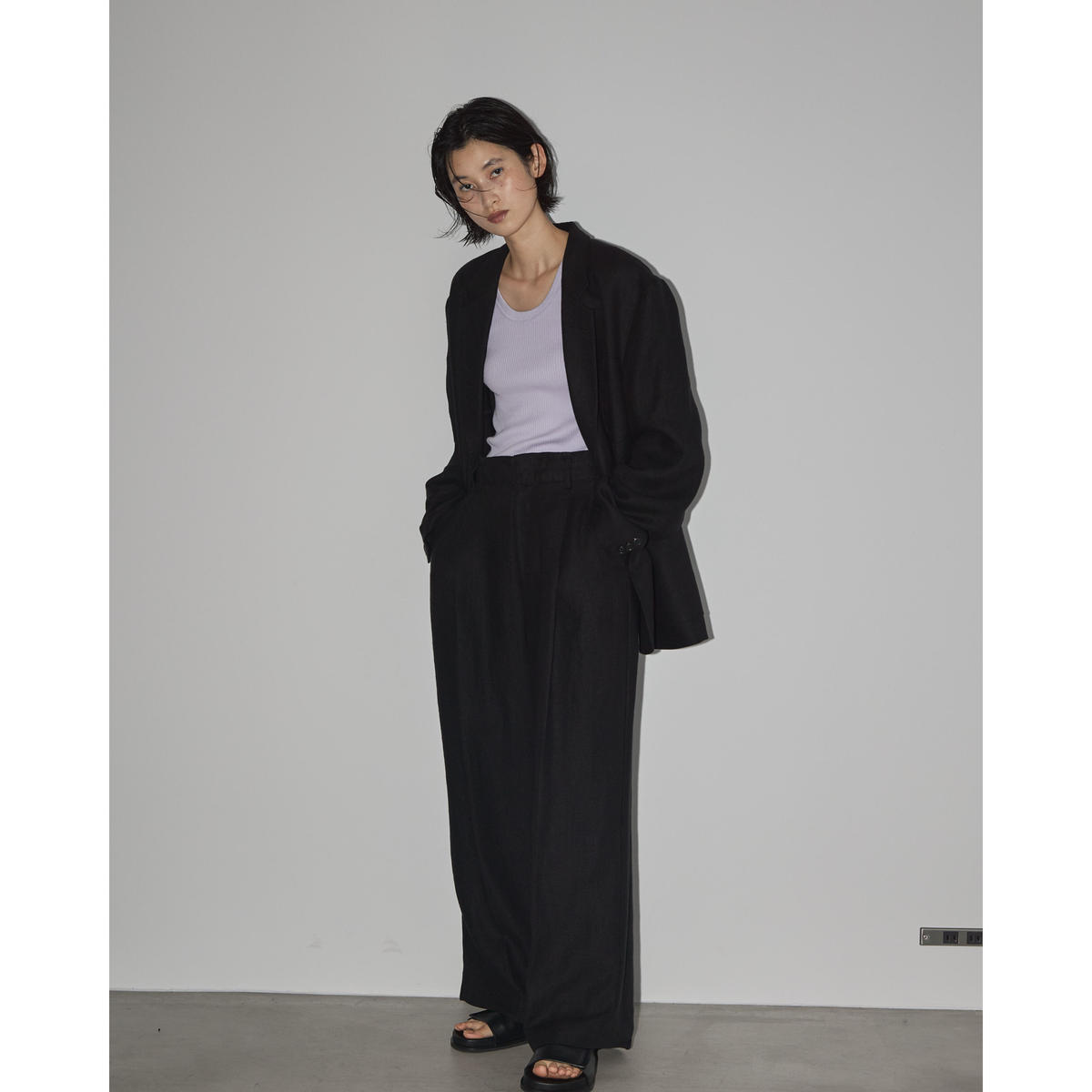 ベージュ再販】Boyfriend Linen Jacket | selectshop kus...