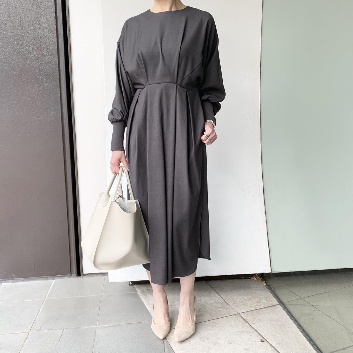 ボリューム袖ワンピース Selectshop Kusukusu