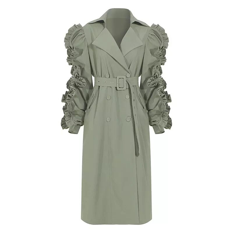 直販特注品 - amerge トップス カットデザイントレンチ - 売店:6364円