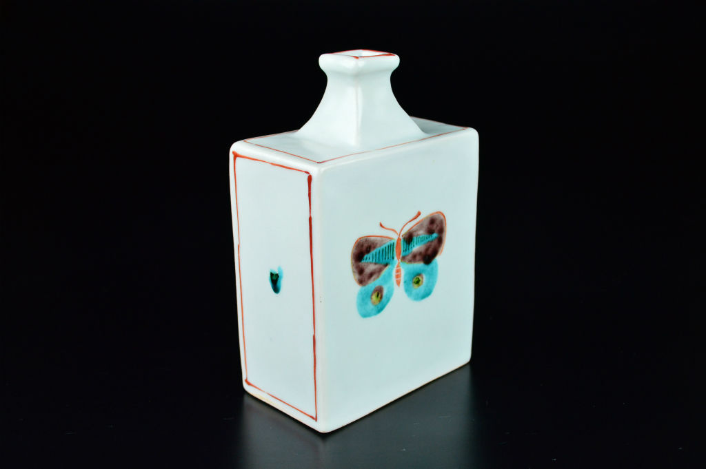 共箱付】瀧田項一 上絵青蛙文 角瓶 益子焼 | www.doralfootandankle.com