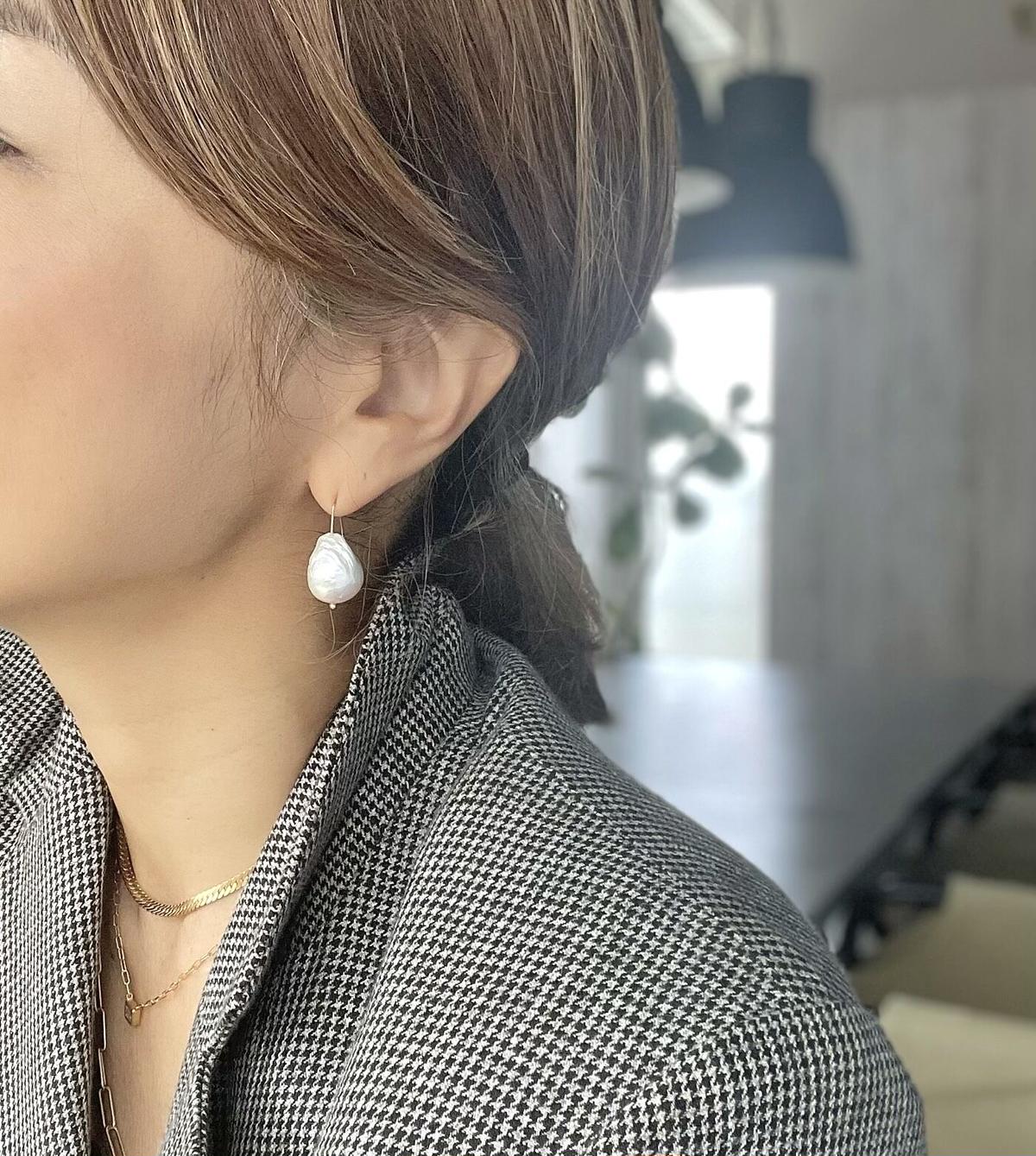 K10 ラリマーダイヤピアス ピアス(両耳用) | endageism.com