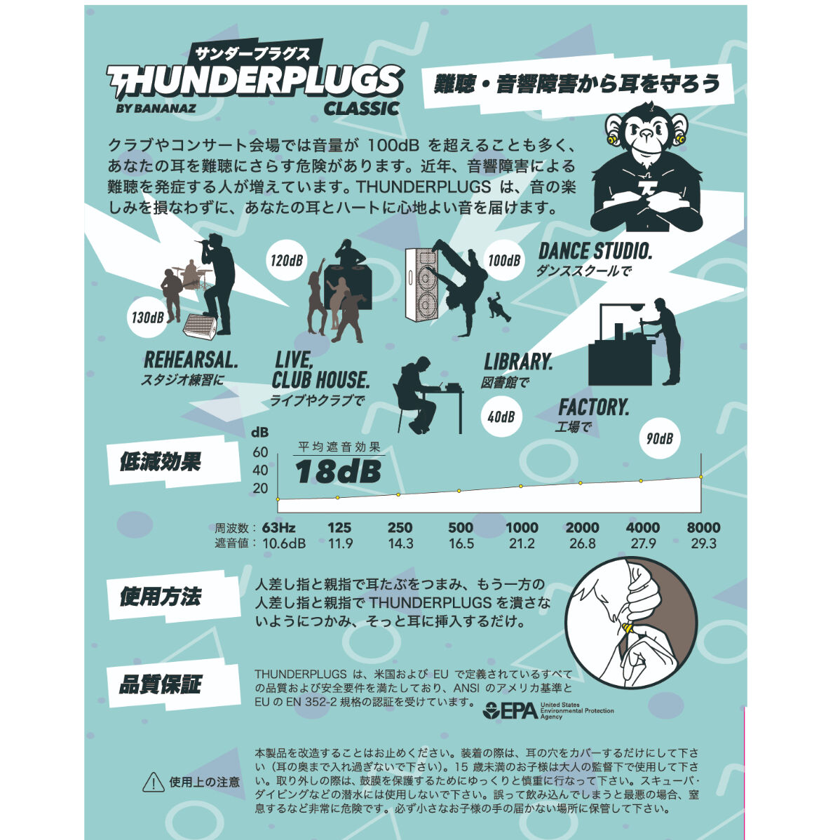 EAR PROTECTOR（イヤープロテクター※耳栓）