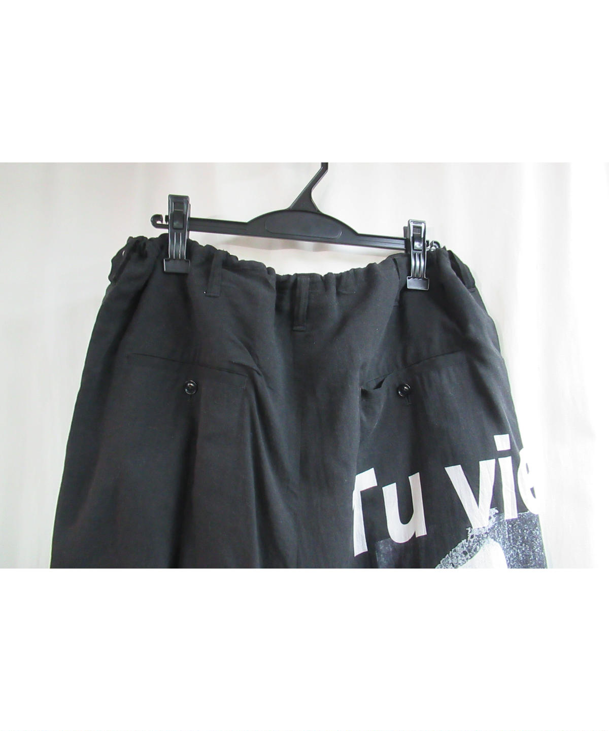 18aw BLACK Scandal yohji yamamoto pour homme 般若... 18aw BLACK Scandal yohji yamamoto pour homme 般若...