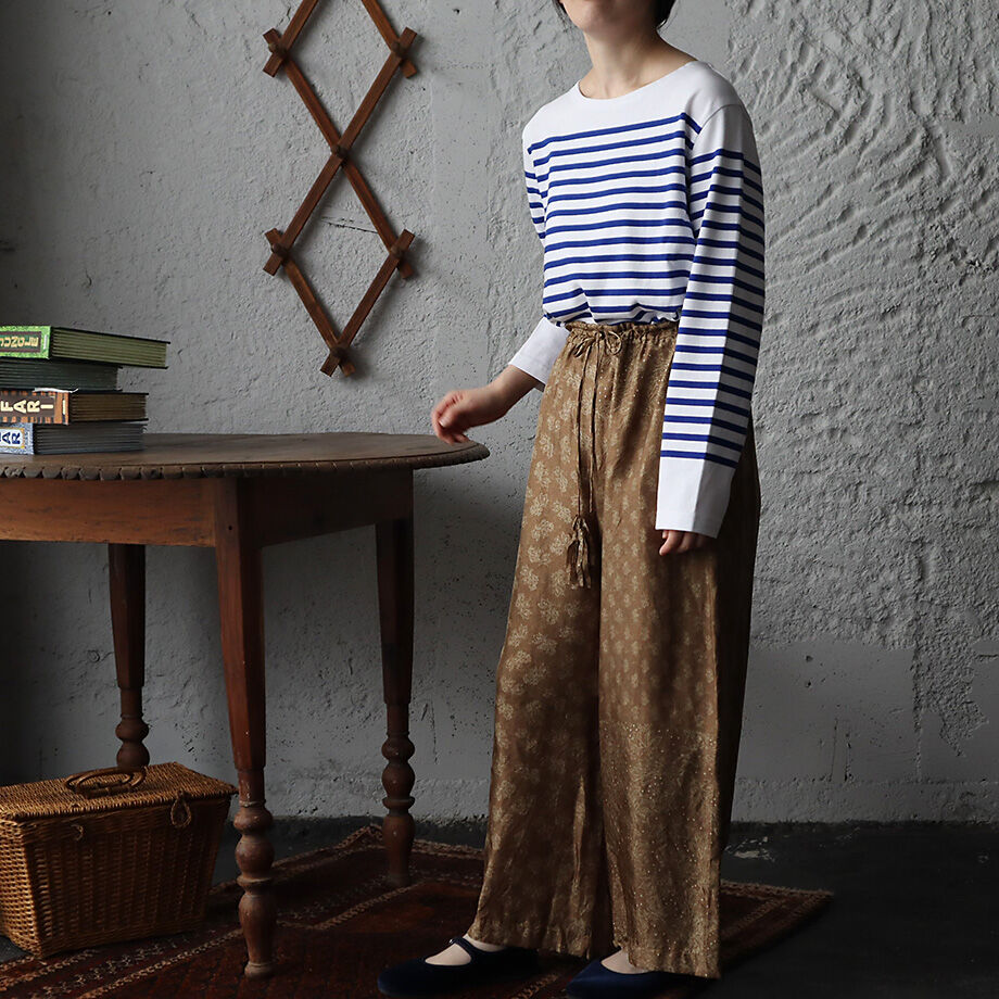 TOWAVASE sarasa silk pants (camel) | nii-B | WE... TOWAVASE sarasa silk pants (camel) | nii-B | WE...