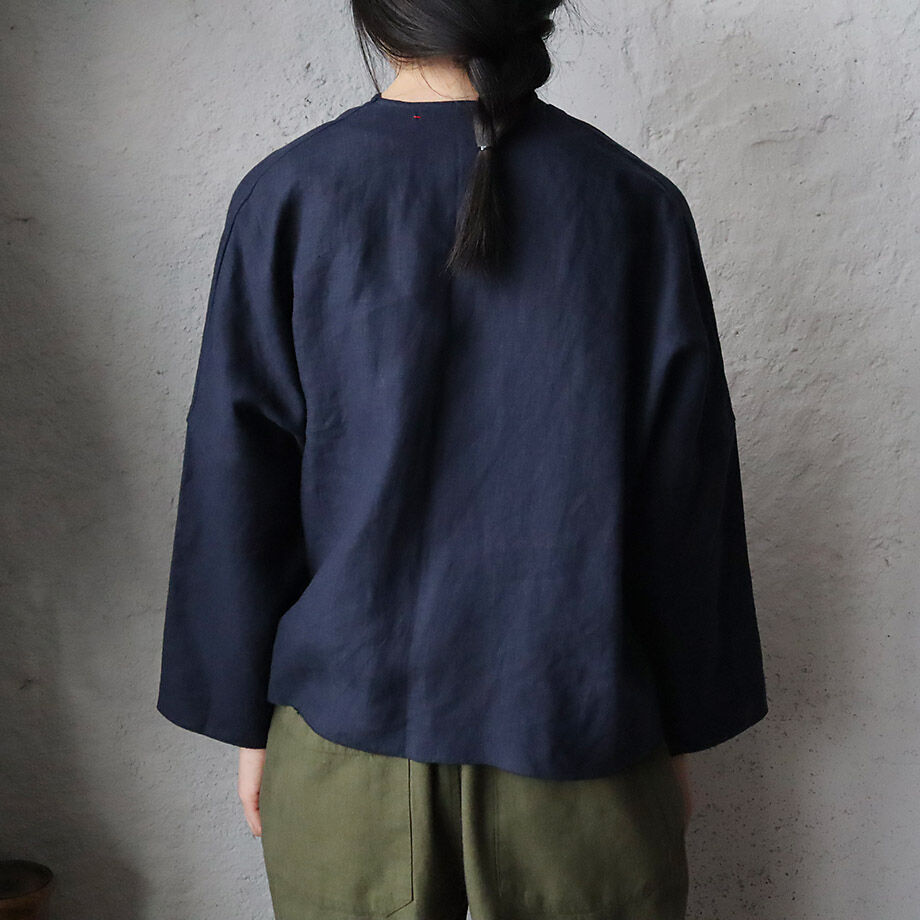 TOWAVASE Bon Voyage blouse (navy)