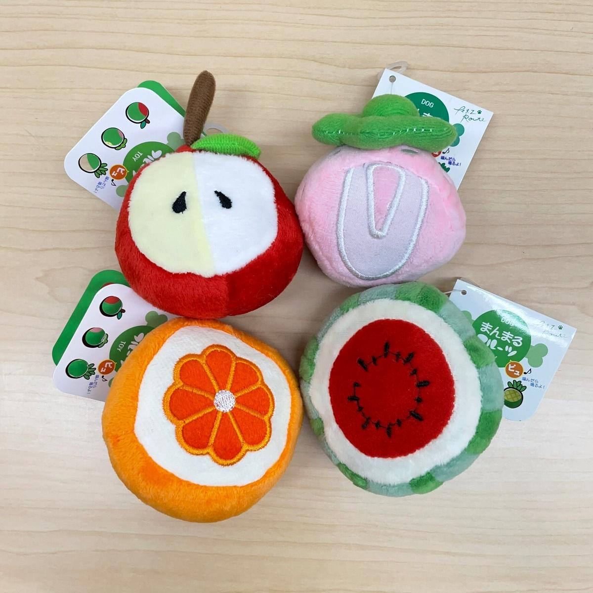 海外 ペッツルート まんまるフルーツ リンゴ 犬 犬用おもちゃ ぬいぐるみ Krntner Pflege Service 04b At